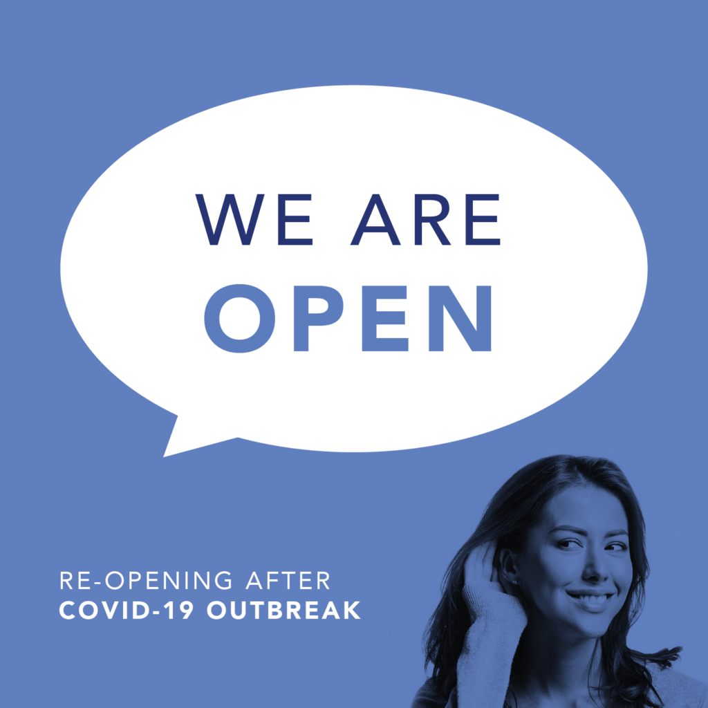 We are open