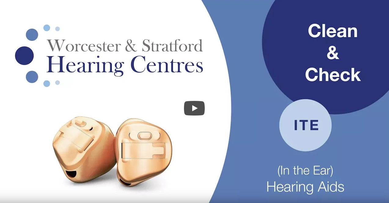 Clean Check your ITE (In The Ear) Hearing Aid