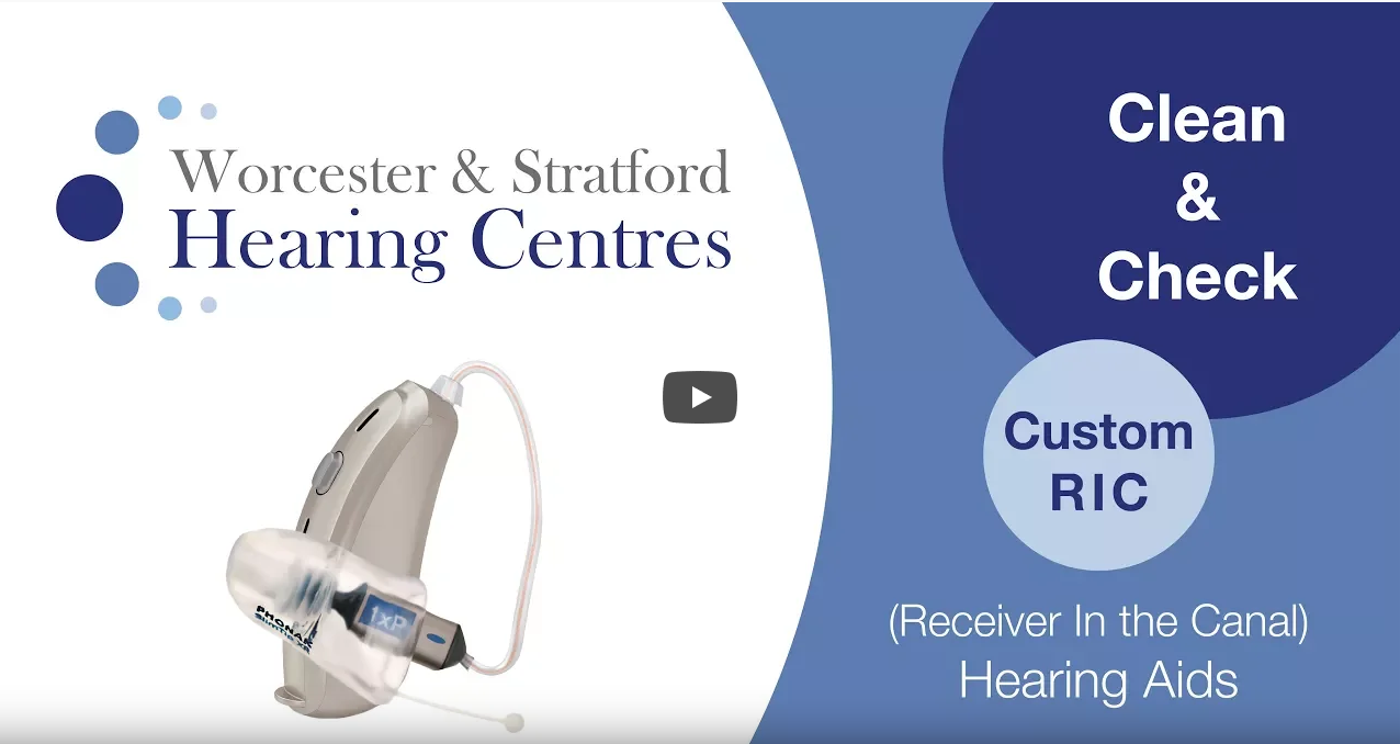 Clean & Check your Custom RIC Hearing Aid